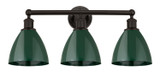 Bathroom Fixtures Three Lights by Innovations ( 405 | 616-3W-OB-MBD-75-GR Edison ) 