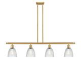 Linear/Island 4 Light + by Innovations ( 405 | 516-4I-SG-G382-LED Ballston ) 