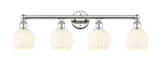Bathroom Fixtures Four Lights by Innovations ( 405 | 616-4W-PN-G1217-6WV Edison ) 