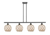 Linear/Island 4 Light + by Innovations ( 405 | 516-4I-OB-G121-8RB Ballston ) 