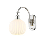 Sconces Single Glass by Innovations ( 405 | 518-1W-PN-G1217-8WV Ballston ) 