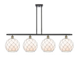 Linear/Island 4 Light + by Innovations ( 405 | 516-4I-BAB-G121-10RW-LED Ballston ) 
