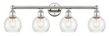 Bathroom Fixtures Four Lights by Innovations ( 405 | 616-4W-PN-G124-6 Edison ) 
