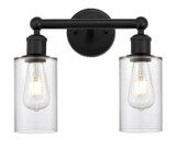 Bathroom Fixtures Two Lights by Innovations ( 405 | 616-2W-BK-G802 Edison ) 