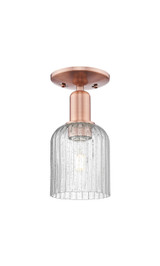 Semi-Flush Mts. Glass Down by Innovations ( 405 | 716-1C-AC-G559-5SDY Arcadia ) 