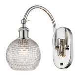 Sconces Single Glass by Innovations ( 405 | 518-1W-PN-G122C-6CL Ballston ) 