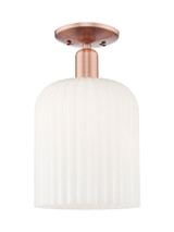 Semi-Flush Mts. Glass Down by Innovations ( 405 | 716-1C-AC-G559-8GWH Arcadia ) 