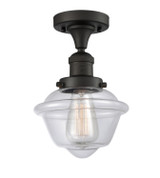 Semi-Flush Mts. Glass Down by Innovations ( 405 | 517-1CH-OB-G532-LED Franklin Restoration ) 