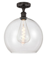 Semi-Flush Mts. Glass Down by Innovations ( 405 | 616-1F-OB-G122-14 Edison ) 