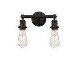 Bathroom Fixtures Two Lights by Innovations ( 405 | 616-2W-OB Edison ) 