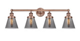 Bathroom Fixtures Four Lights by Innovations ( 405 | 616-4W-AC-G63 Edison ) 