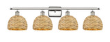 Bathroom Fixtures Four Lights by Innovations ( 405 | 516-4W-PN-RBD-8-NAT Ballston ) 
