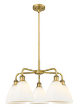 Mid. Chandeliers Glass Down by Innovations ( 405 | 516-5CR-BB-GBD-751 Ballston ) 