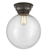 Flush Mounts Glass Down by Innovations ( 405 | 623-1F-OB-G204-12-LED Franklin Restoration ) 