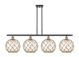 Linear/Island 4 Light + by Innovations ( 405 | 516-4I-BAB-G122-10RB-LED Ballston ) 