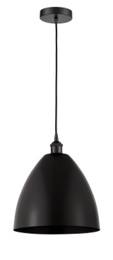 Pendants Metal Shade by Innovations ( 405 | 616-1P-BK-MBD-12-BK-LED Edison ) 