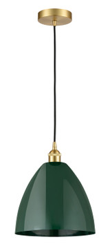 Mini Pendants Metal Shade by Innovations ( 405 | 616-1P-SG-MBD-12-GR Edison ) 
