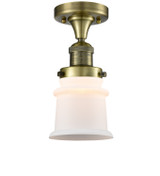 Semi-Flush Mts. Glass Down by Innovations ( 405 | 517-1CH-AB-G181S-LED Franklin Restoration ) 