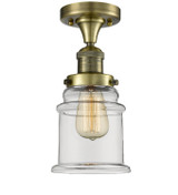 Semi-Flush Mts. Glass Down by Innovations ( 405 | 517-1CH-AB-G182 Franklin Restoration ) 