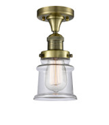 Semi-Flush Mts. Glass Down by Innovations ( 405 | 517-1CH-AB-G182S Franklin Restoration ) 