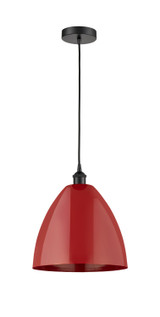 Mini Pendants Glass Down by Innovations ( 405 | 616-1P-BK-MBD-12-RD Edison ) 