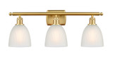 Bathroom Fixtures Three Lights by Innovations ( 405 | 516-3W-SG-G381-LED Ballston ) 