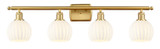 Bathroom Fixtures Four Lights by Innovations ( 405 | 516-4W-SG-G1217-6WV Ballston ) 