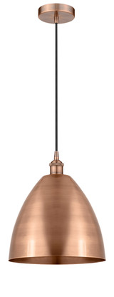 Pendants Metal Shade by Innovations ( 405 | 616-1P-AC-MBD-12-AC Edison ) 