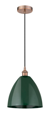 Mini Pendants Glass Down by Innovations ( 405 | 616-1P-AC-MBD-12-GR Edison ) 