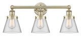 Bathroom Fixtures Three Lights by Innovations ( 405 | 616-3W-AB-G62 Edison ) 