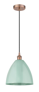 Mini Pendants Glass Down by Innovations ( 405 | 616-1P-AC-MBD-12-SF Edison ) 