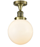 Semi-Flush Mts. Glass Down by Innovations ( 405 | 517-1CH-AB-G201-8 Franklin Restoration ) 