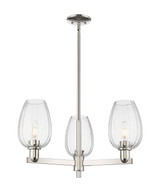 Mid. Chandeliers Glass Up by Innovations ( 405 | 716-3CR-PN-G457-6CL Arcadia ) 
