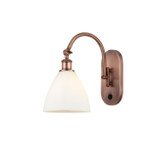 Sconces Single Glass by Innovations ( 405 | 518-1W-AC-GBD-751-LED Ballston ) 