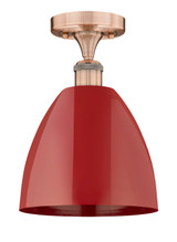 Semi-Flush Mts. Glass Down by Innovations ( 405 | 616-1F-AC-MBD-9-RD Edison ) 