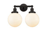 Bathroom Fixtures Two Lights by Innovations ( 405 | 616-2W-OB-G201-8 Edison ) 