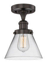 Semi-Flush Mts. Glass Down by Innovations ( 405 | 616-1F-OB-G42 Edison ) 