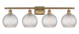 Bathroom Fixtures Four Lights by Innovations ( 405 | 516-4W-BB-G122C-8CL Ballston ) 