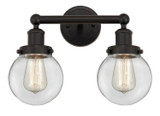 Bathroom Fixtures Two Lights by Innovations ( 405 | 616-2W-OB-G202-6 Edison ) 