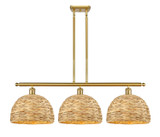 Linear/Island 3 Light Bar by Innovations ( 405 | 516-3I-SG-RBD-12-NAT Ballston ) 