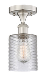 Semi-Flush Mts. Glass Down by Innovations ( 405 | 616-1F-SN-G112 Edison ) 