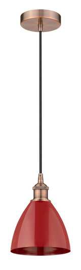 Mini Pendants Metal Shade by Innovations ( 405 | 616-1P-AC-MBD-75-RD Edison ) 
