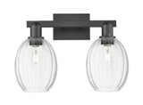 Bathroom Fixtures Two Lights by Innovations ( 405 | 716-2W-BK-G459-6CL Arcadia ) 