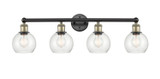 Bathroom Fixtures Four Lights by Innovations ( 405 | 616-4W-BAB-G124-6 Edison ) 