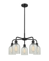 Mid. Chandeliers Glass Down by Innovations ( 405 | 516-5CR-BK-G2511 Ballston ) 