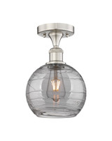 Semi-Flush Mts. Glass Down by Innovations ( 405 | 616-1F-SN-G1213-8SM Edison ) 