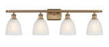 Bathroom Fixtures Four Lights by Innovations ( 405 | 516-4W-BB-G381-LED Ballston ) 