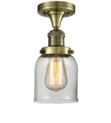 Semi-Flush Mts. Glass Down by Innovations ( 405 | 517-1CH-AB-G52-LED Franklin Restoration ) 