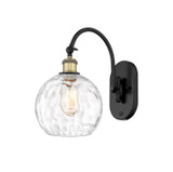 Sconces Single Glass by Innovations ( 405 | 518-1W-BAB-G1215-8-LED Ballston ) 