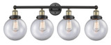 Bathroom Fixtures Four Lights by Innovations ( 405 | 616-4W-BAB-G202-8 Edison ) 